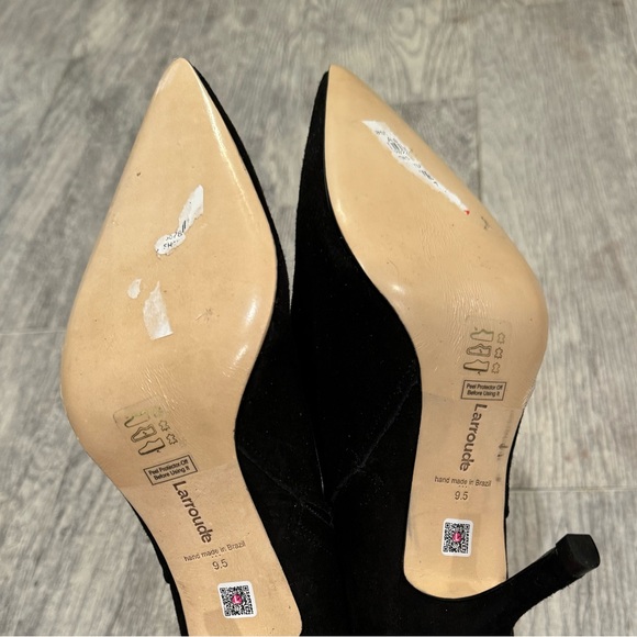 NWOT Larroude black suede mini Kate boots - Picture 10 of 10